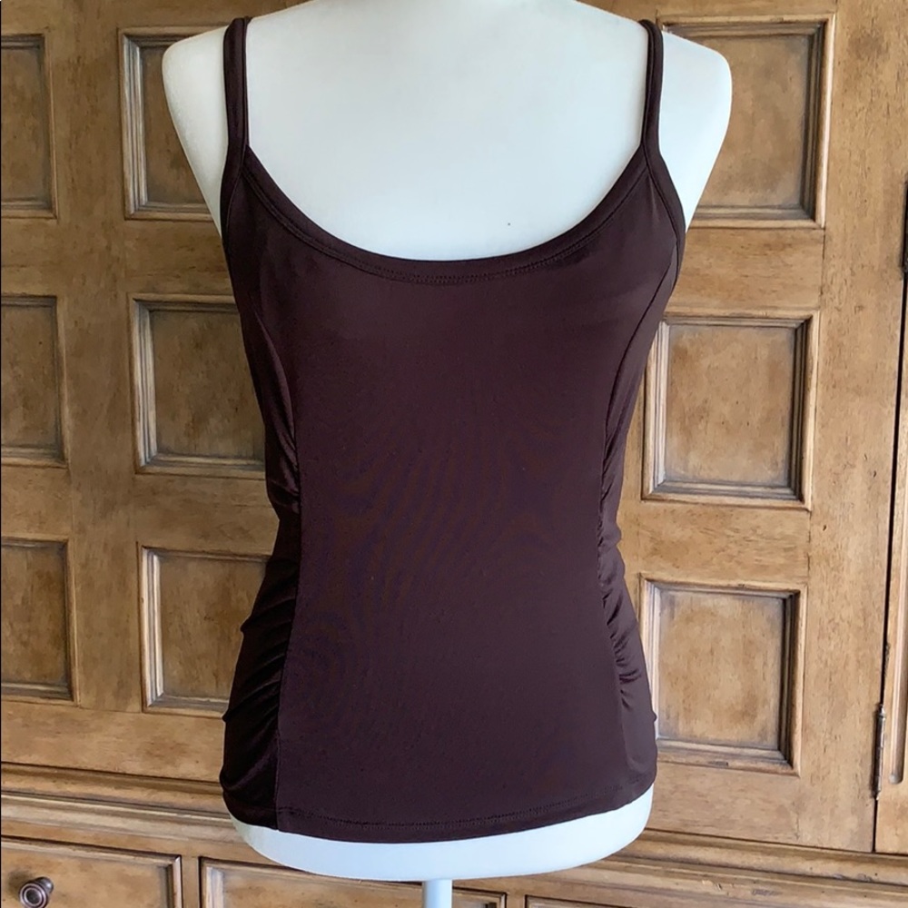 Brown Beautiful Fitted Tank